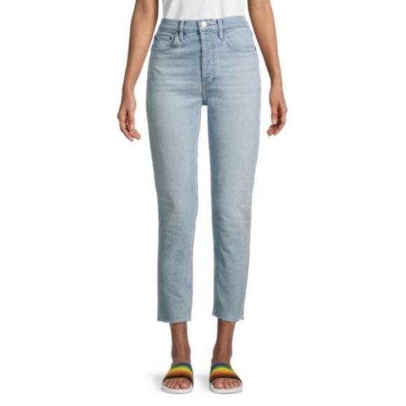 RE/DONE 90s High Rise Slim Fit Ankle Crop Jeans - Picture 1 of 10
